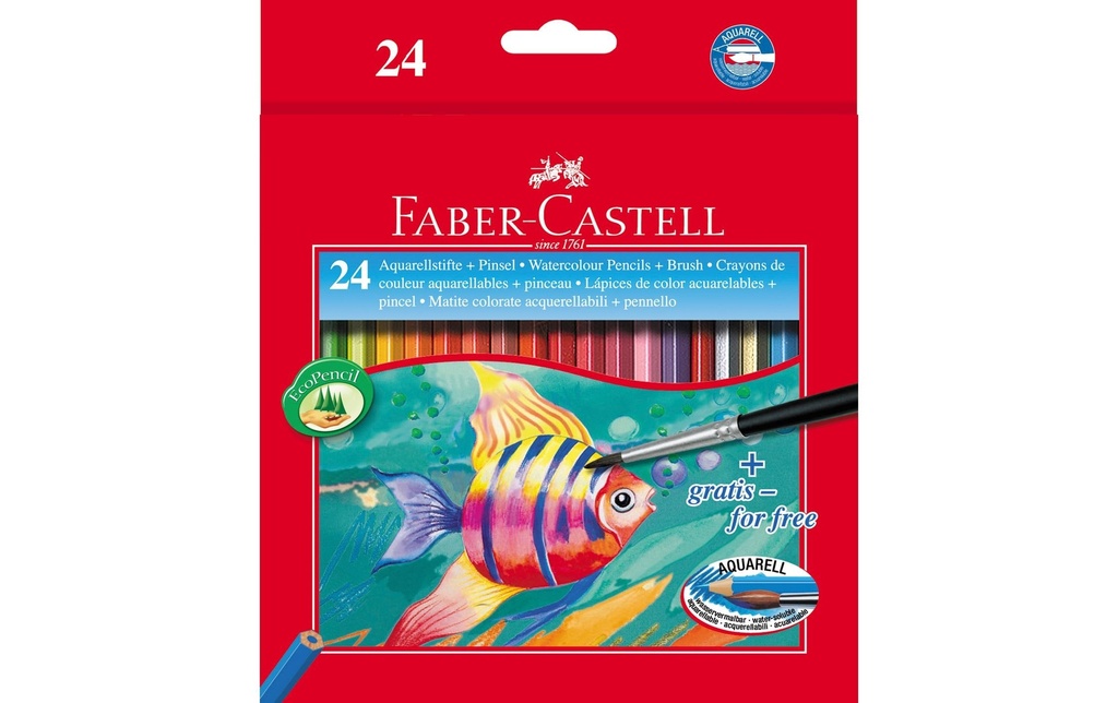 Faber-Castell Crayons de couleur Classic 24 pièces