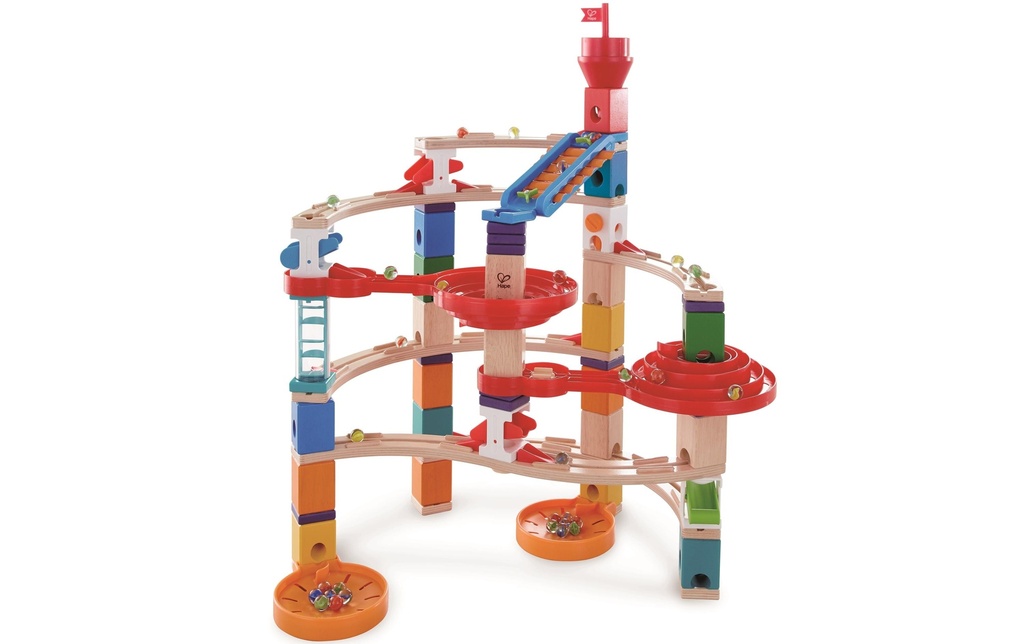 Hape Circuit de billes Quadrilla: Super château en spirale