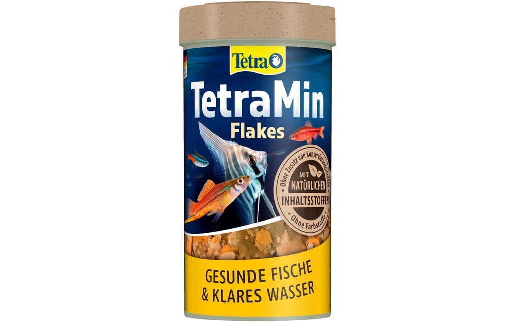 Tetra Aliments de base TetraMin Flakes, 250 ml