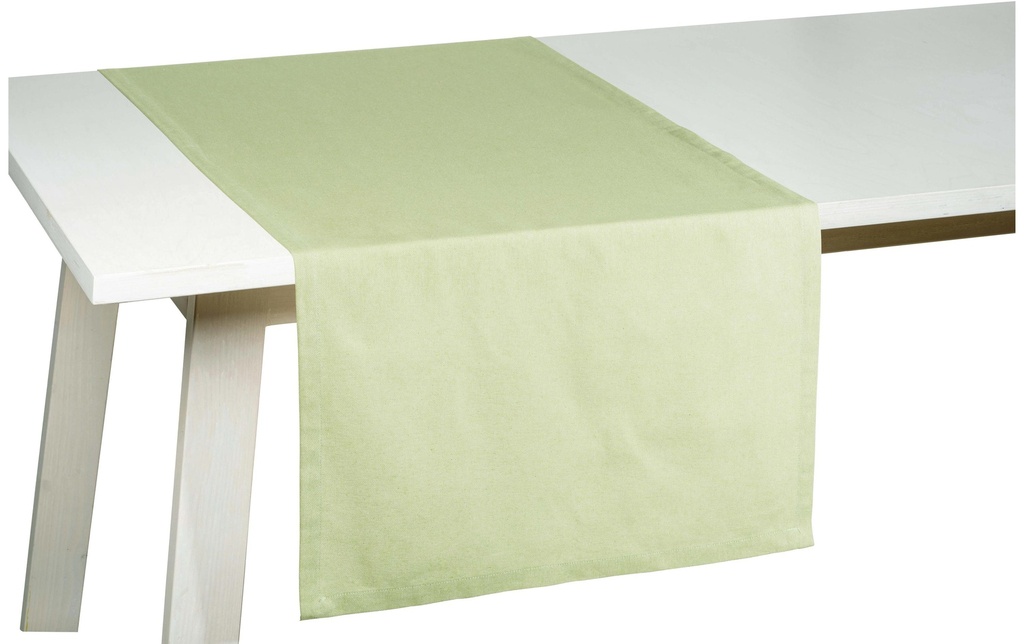 Pichler Chemin de table Faro 50 cm x 150 cm, Vert