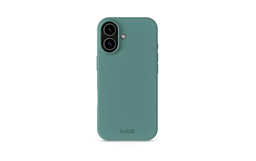 Holdit Coque arrière Silicone iPhone 17 Vert