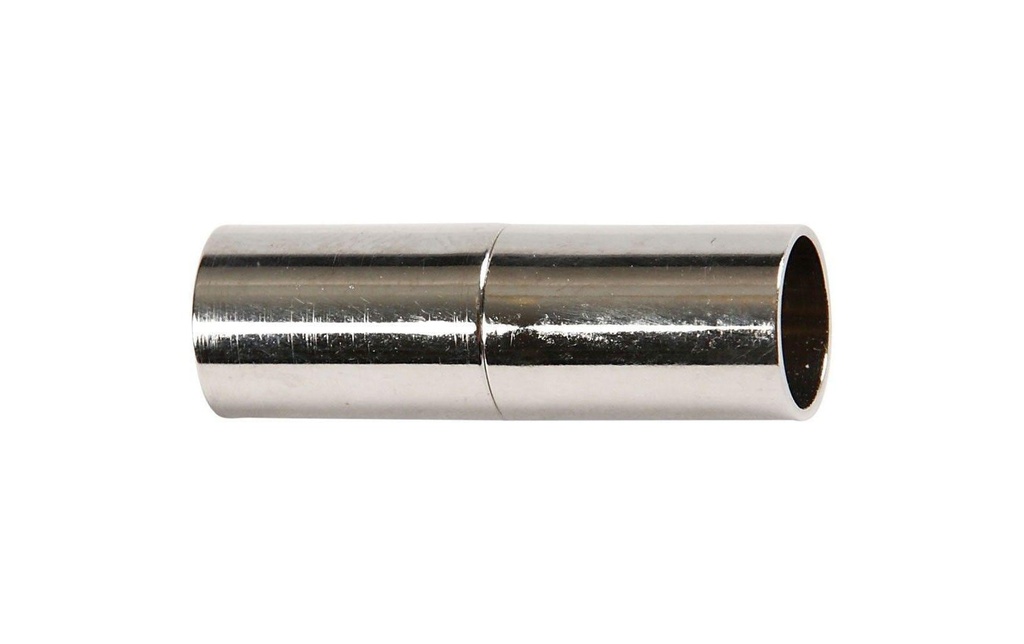 Creativ Company Fermeture Aimant, taille du trou : 5 mm, argenté, 2 pcs.