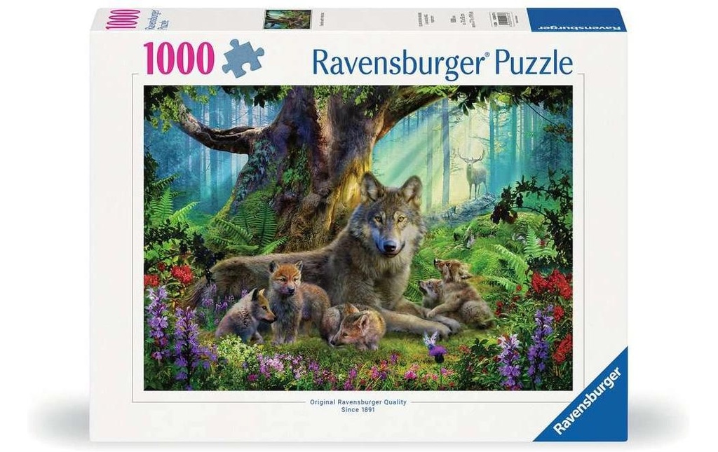 Ravensburger Puzzle Les loups dans la forêt