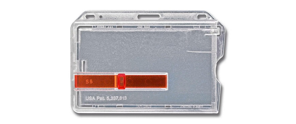 Diverse Porte-carte S5 avec 1 curseur rouge 10 pièces