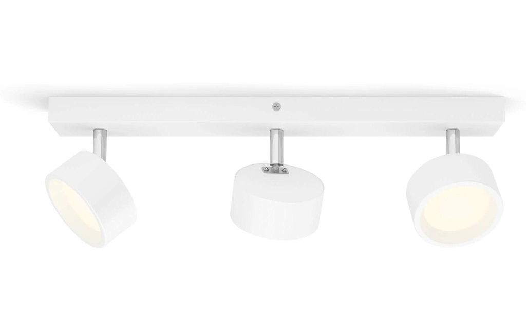 Philips Spot encastré Bracia 3 x 5.5W 2700K Blanc