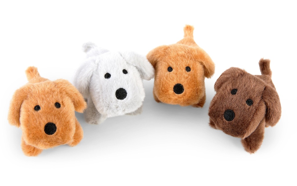 Mamanimals Animal en peluche Bébés chiens 4 pièces 9 cm