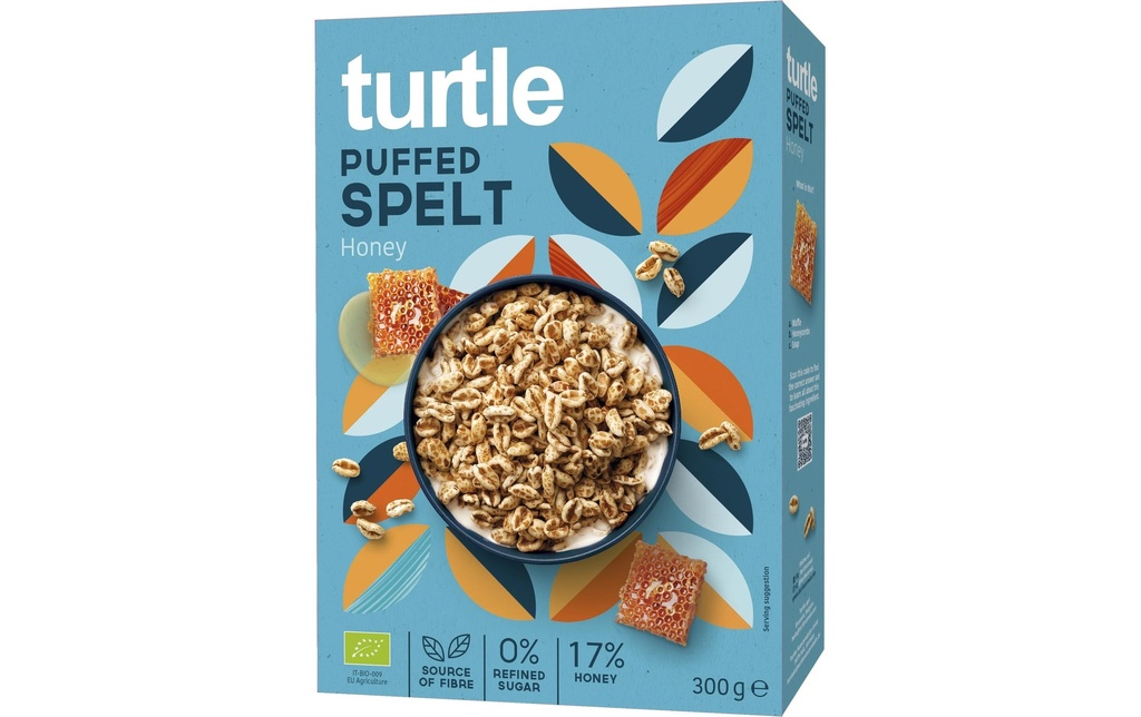 turtle Épeautre bouffant miel 300 g