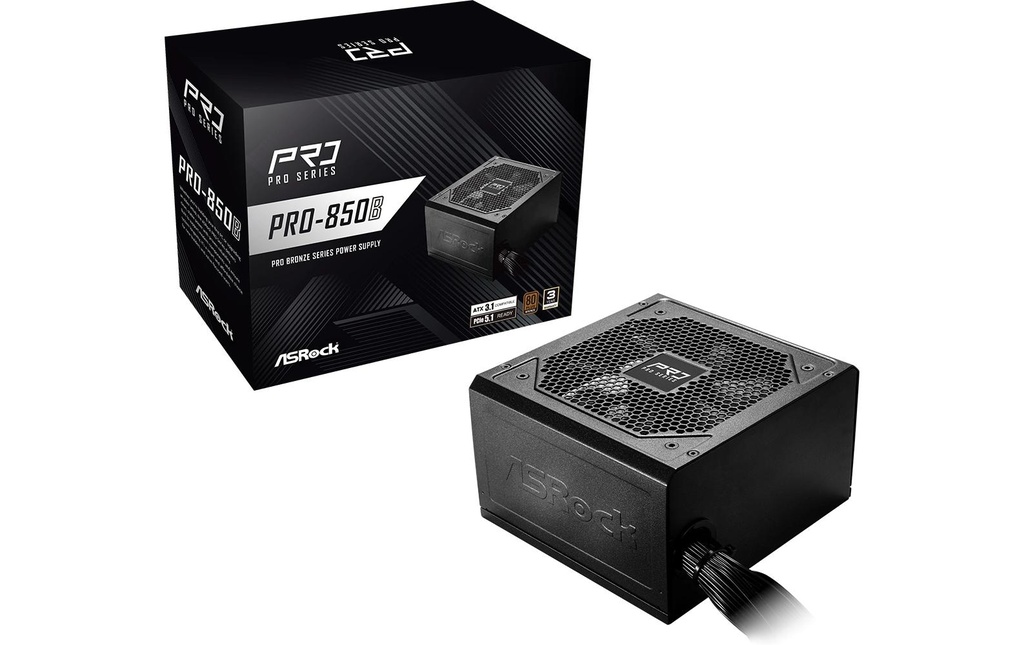 ASRock Bloc d’alimentation Pro Series PRO-850B 850 W
