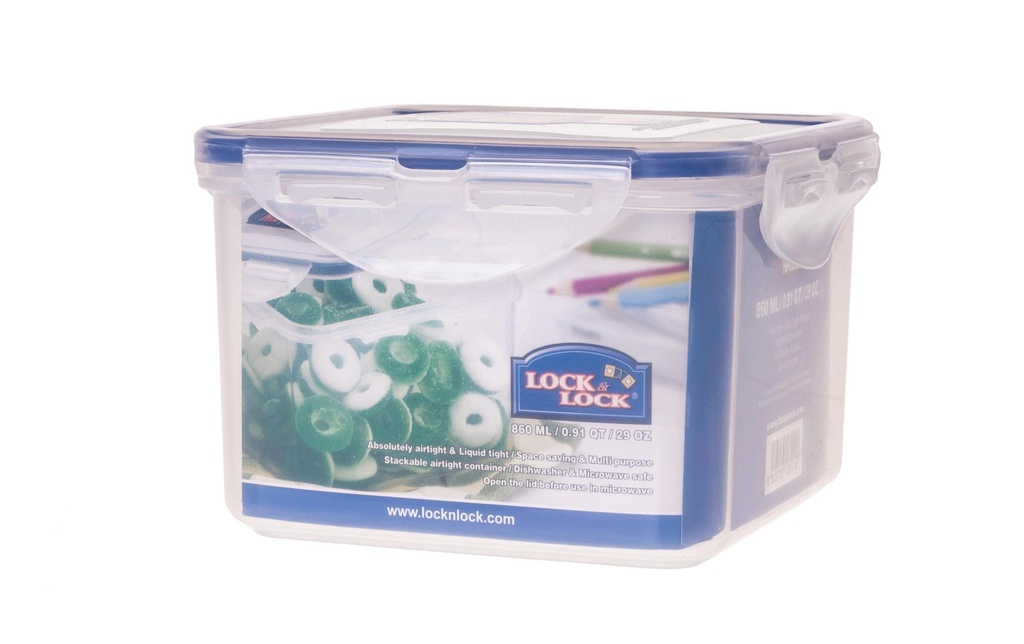 Lock & Lock Récipients à provisions 0.86 l, Transparent