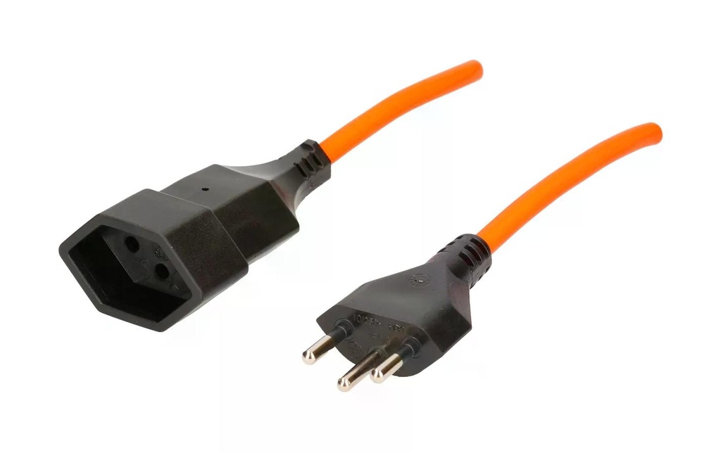 Max Hauri Câble de prolongation 10 m T13 - T12, Orange