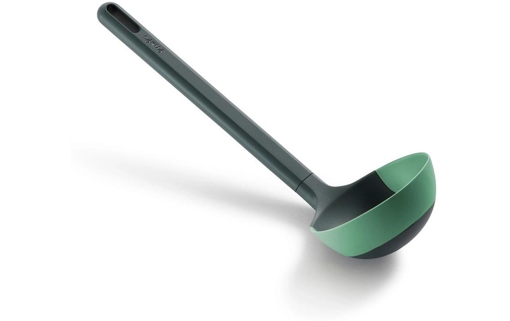 Lékué Louche PBT/silicone, vert/noir