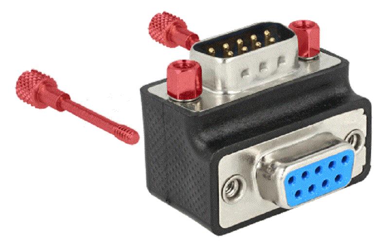 Delock Adaptateur d’angle Connecteur D-Sub 9Pin, 270