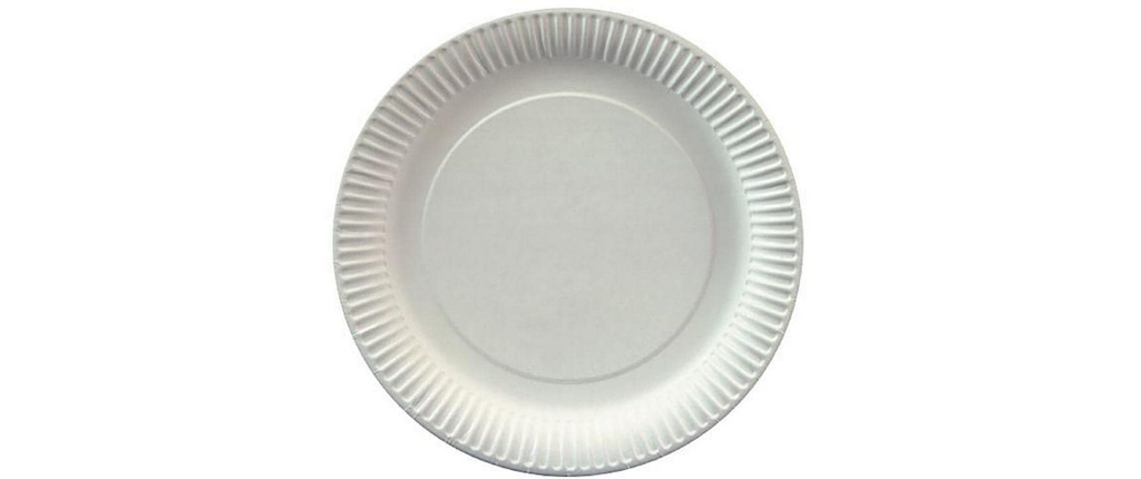 Papstar Assiettes jetables Pure rond D 20 cm 100 Pièce/s