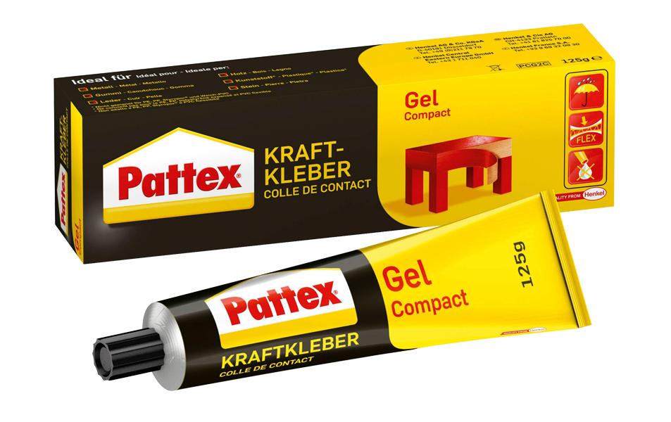 PATTEX Colle de contact Compact Gel (125 pces)