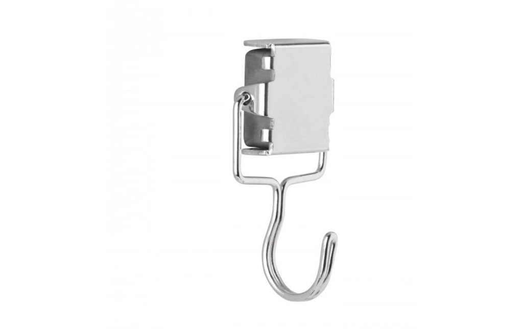 Magnetoplan Aimant à crochet Ø 6.5 cm Argent, 1 pièce