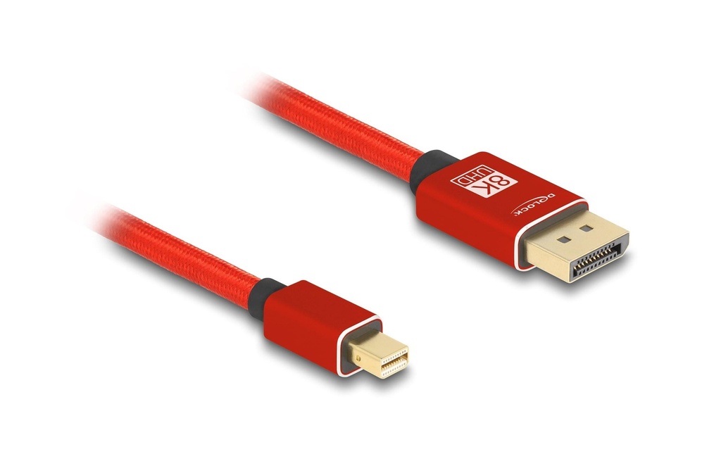 Delock Câble 8K 60 Hz Mini DisplayPort - DisplayPort, 1 m