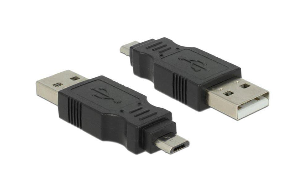 Delock Adaptateur USB 2.0 Connecteur USB A - Connecteur micro USB B