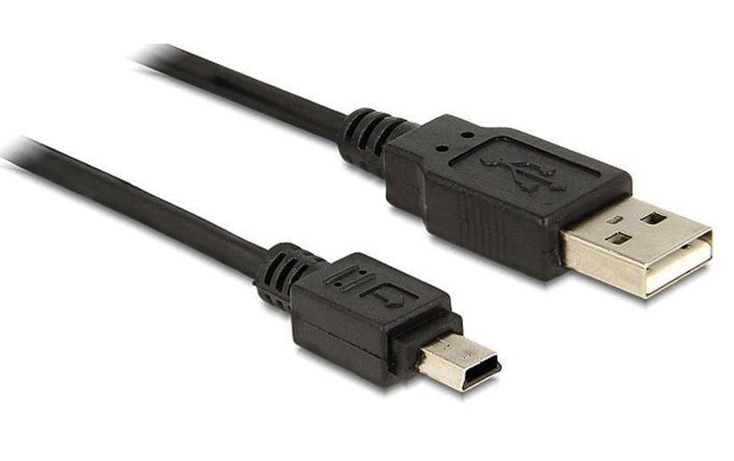 Delock Câble USB 2.0  USB-A - Mini-USB B 0.7 m