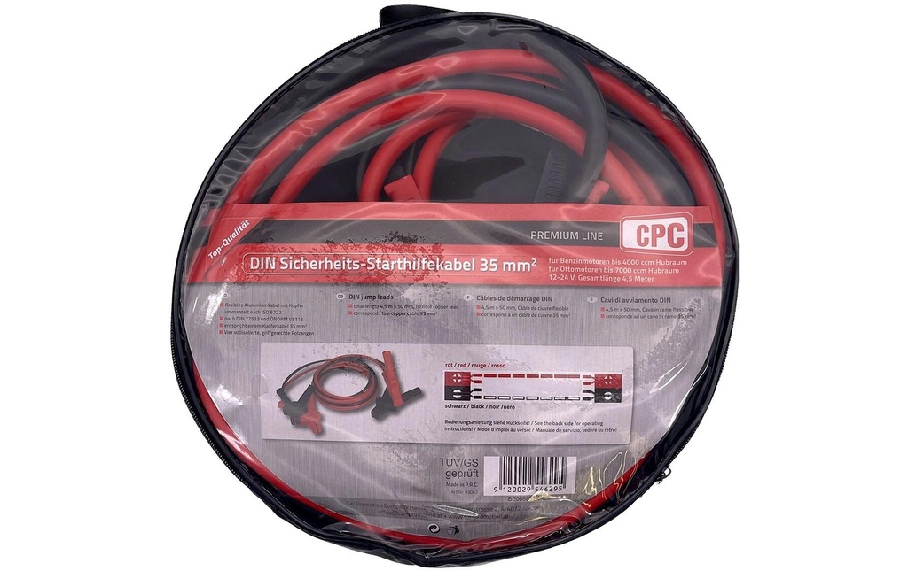 CPC Câbles de démarrage 480 A, 35 mm², 4.5 m