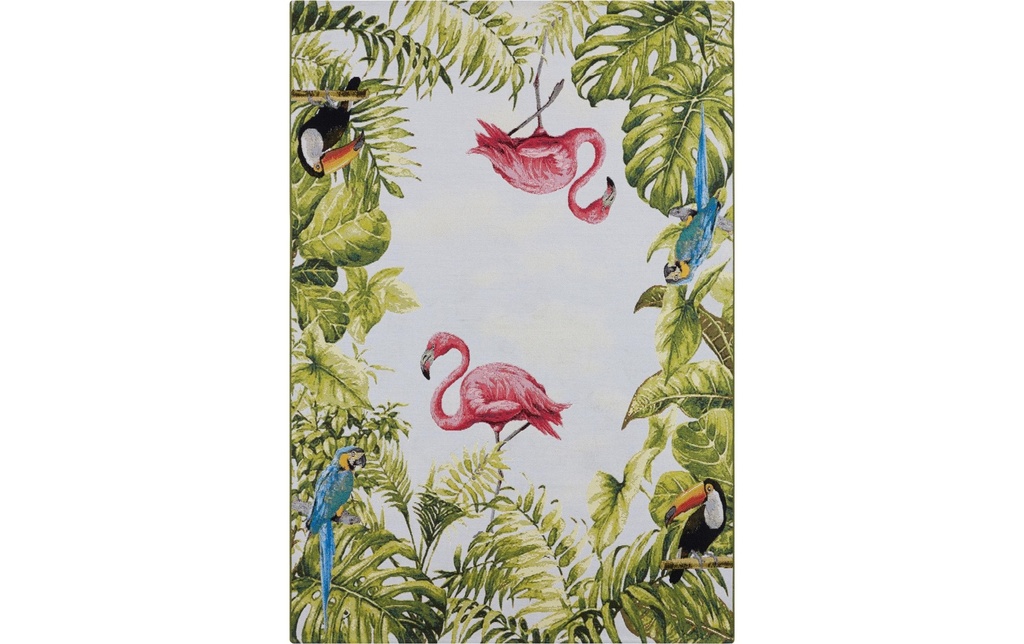 Hanse Home Tapis Tropical Birds 120 cm x 180 cm, Multicolore