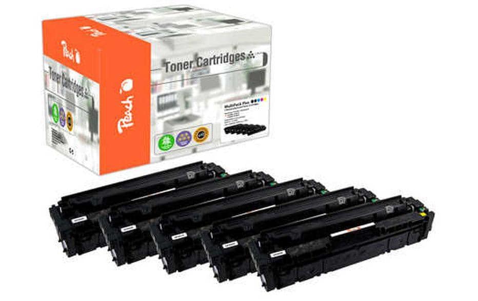 Peach Kits de toner HP Nr. 201X 2x noir, 1x cyan, magenta, jaune