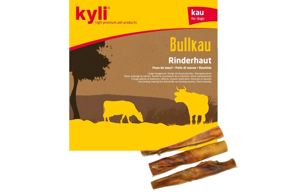 kyli Bâtonnet à mâcher Bullkau Peau de boeuf 25 cm