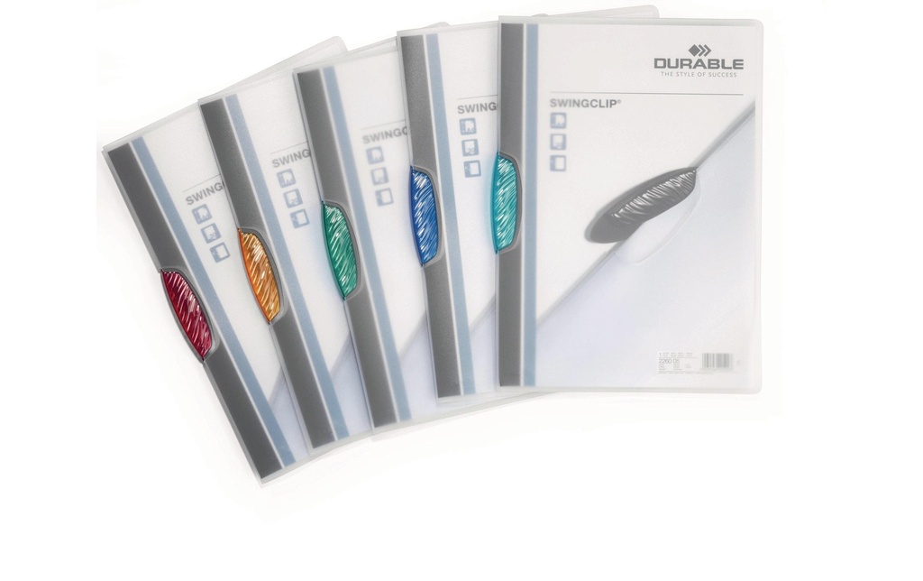 DURABLE Chemises à clip Swingclip A4 5 x Transparent