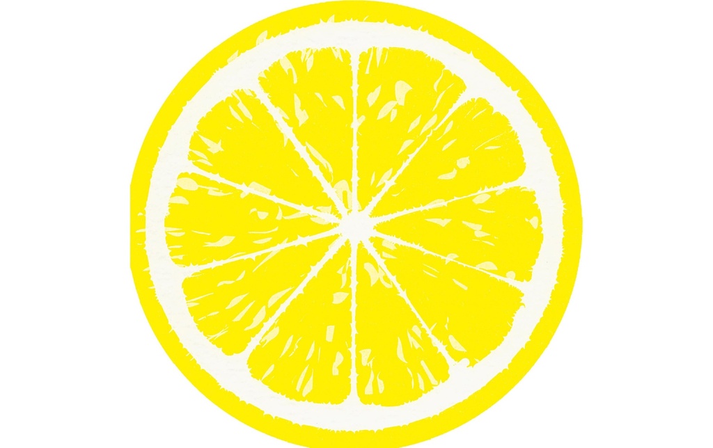 Paper + Design Serviettes en papier Airlaid Lemon 33 cm x 33 cm, 12 Pièce/s