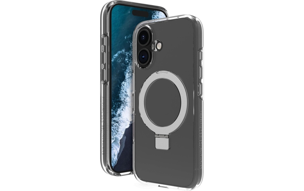 dbramante1928 Coque arrière Iceland Ultra D3O Kick iPhone 16 Plus Transparent