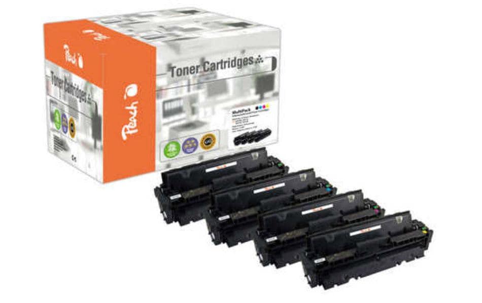 Peach Kits de toner pour HP Nr. 201X(CF400-3X) Magenta/Yellow/noir/Cyan