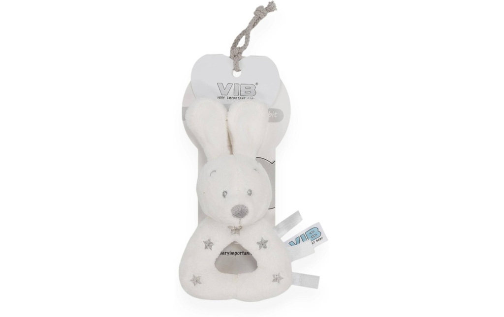Very Important Baby Peluche hochet lapin Blanc