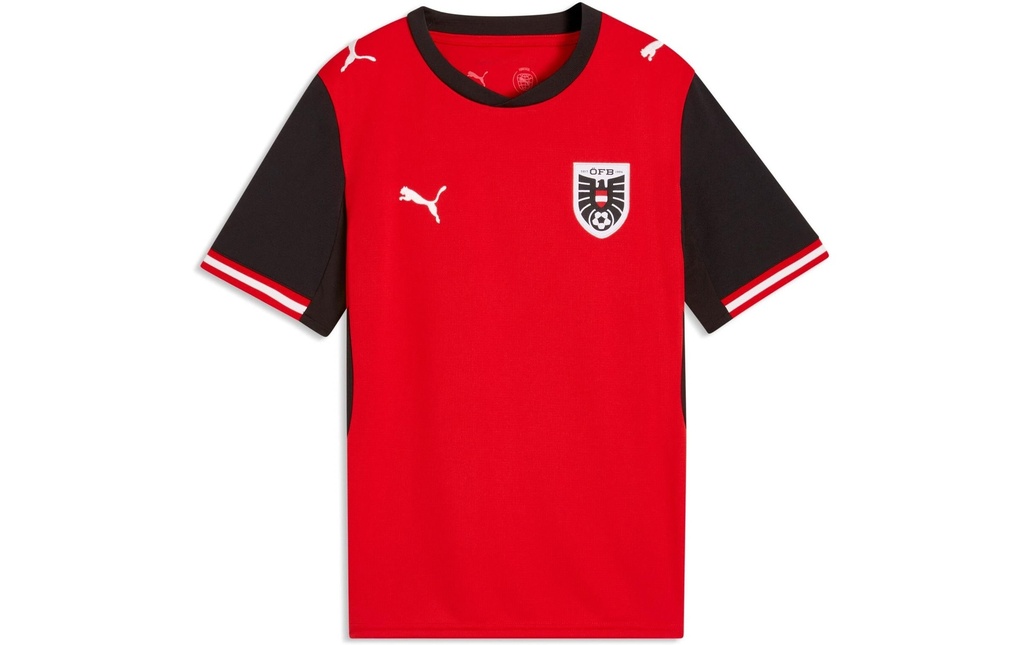 PUMA Maillot ÖFB Home Replica Jr Rouge, 128