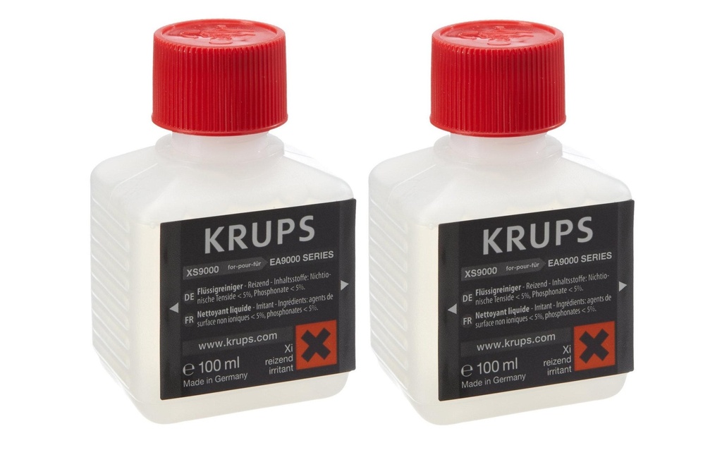 Krups Liquide de nettoyage XS9000 Machine à café Duo 2 x 100 ml