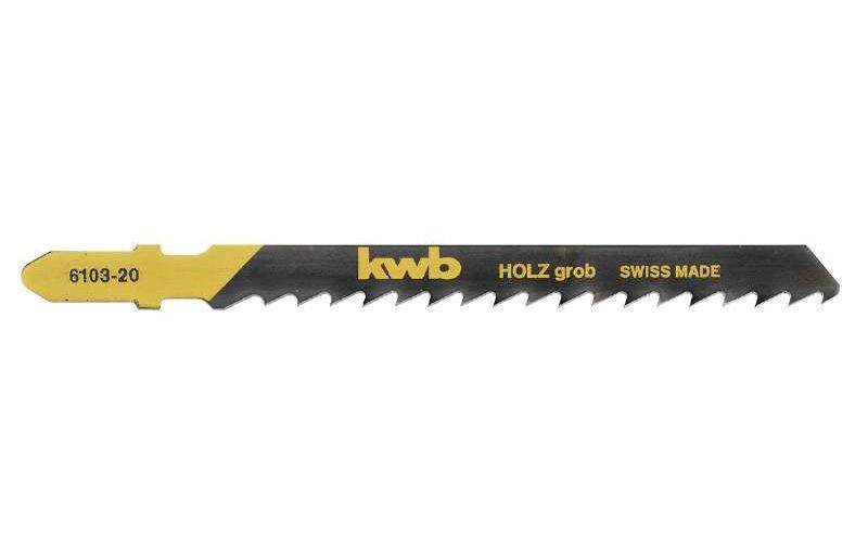kwb Jeux de lames de scie sauteuse Jigger G/S20 bois