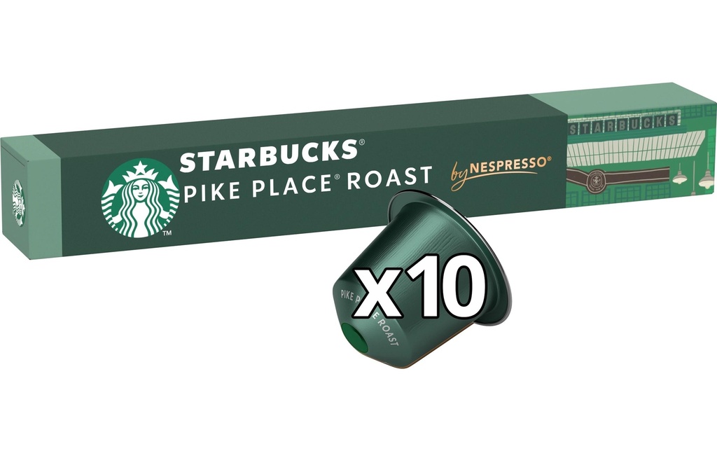 Starbucks Capsules de café Pike Place Roast 10 pièces