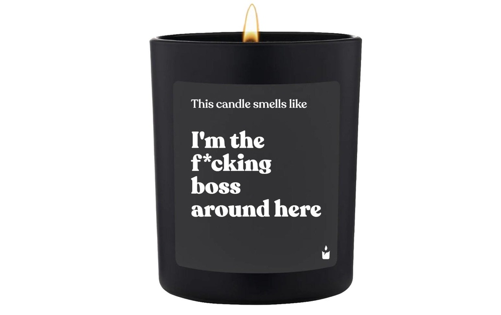 ChattyCandles Bougie parfumée I'm the f*cking boss around here 6.7 x 8 cm