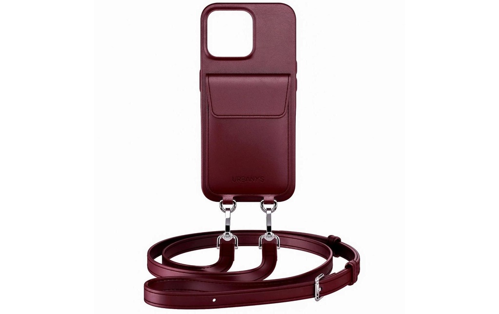 Urbany's Necklace Case Handykette+ RED WINE iPhone 17 Pro Max