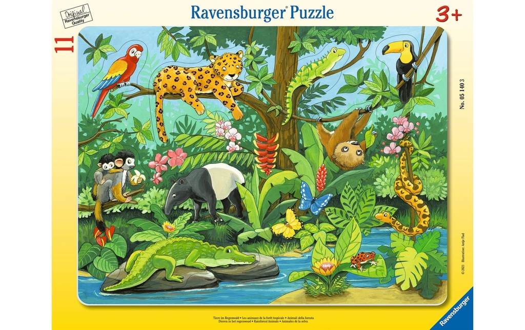 Ravensburger Les animaux dans la forêt tropicale