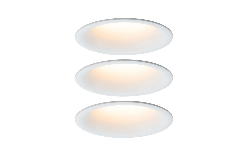 Paulmann Luminaire encastré Cymbale Set de base, blanc mat
