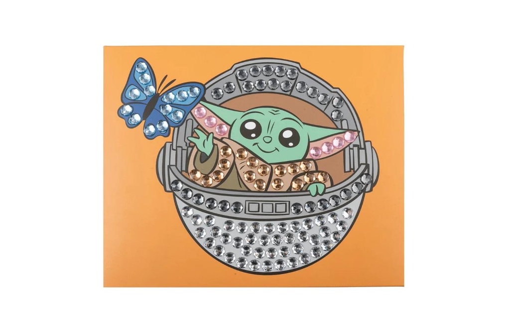 CRAFT Buddy Kits de bricolage Grogu Crystal Art Junior