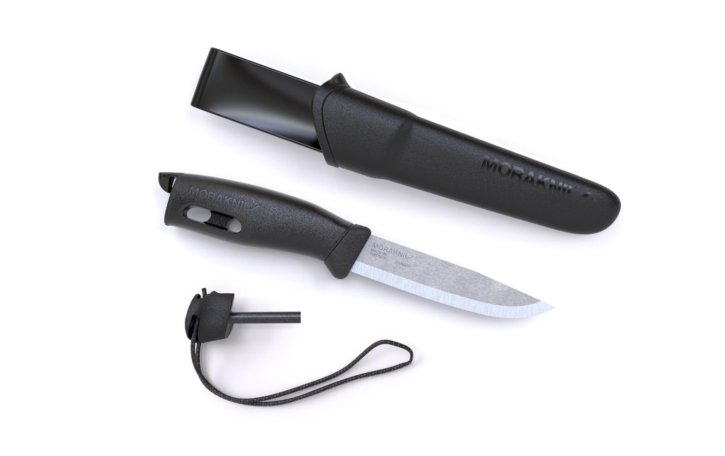 morakniv Couteau de survie Companion Spark (S) Noir