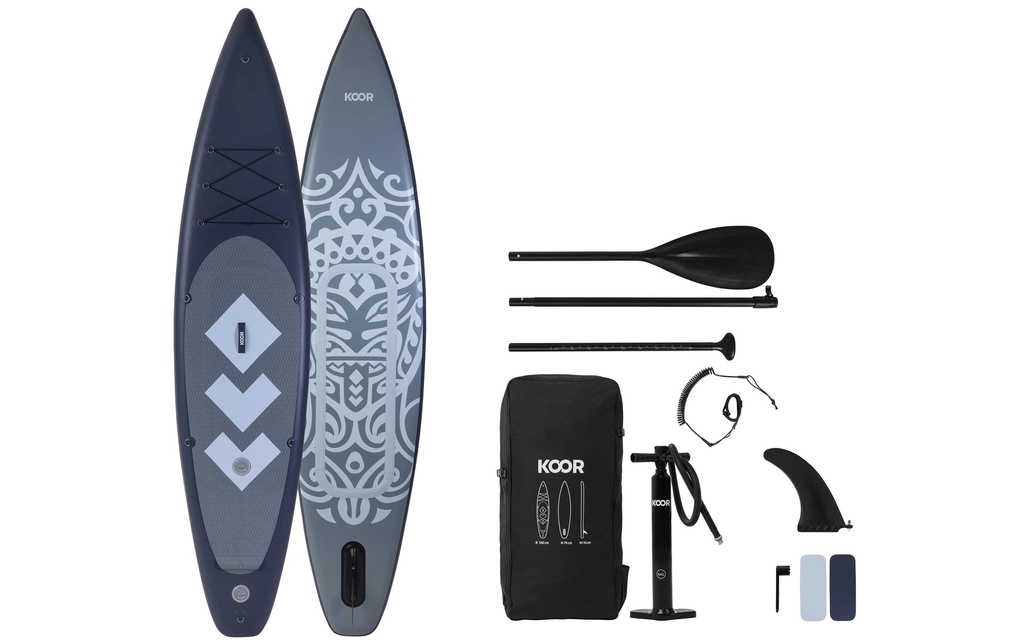 KOOR Planche de SUP Moolaka 11'6 avec système à double chambre