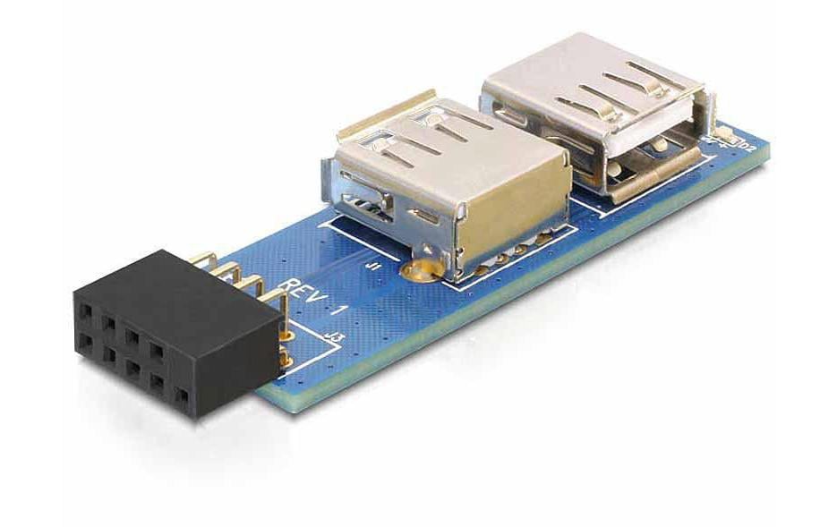 Delock Adaptateur USB 2.0 Prise USB A - USB Pinheader