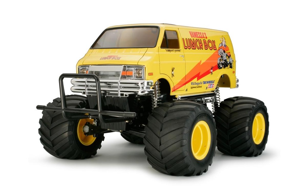 Tamiya Monster Truck Lunch Box CW-01 RWD Kit de construction avec ESC, 1:12