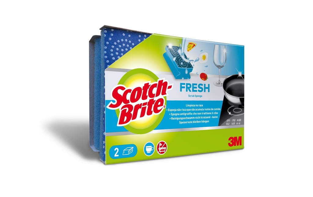 Scotch-Brite Éponge Scotch-Brite Fresh 2 Pièce/s