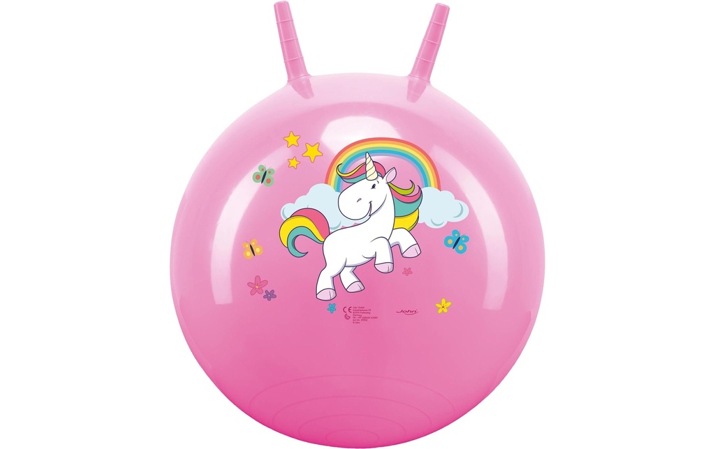John Ballon sauteur licorne Rose Ø 45-50 cm