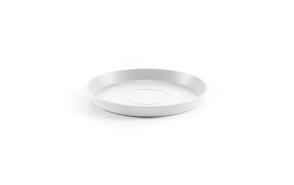 Ecopots Soucoupe Rond 30, Blanc