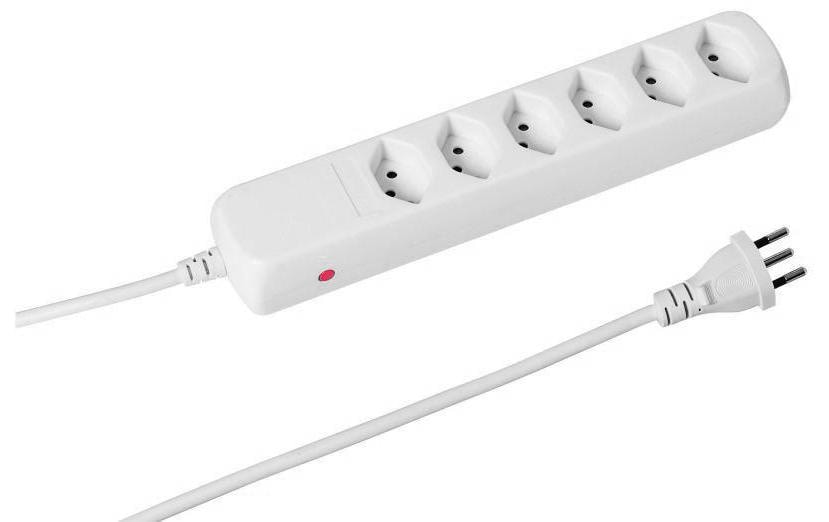 STEFFEN Bloc multiprises POWER EASY 6x T13