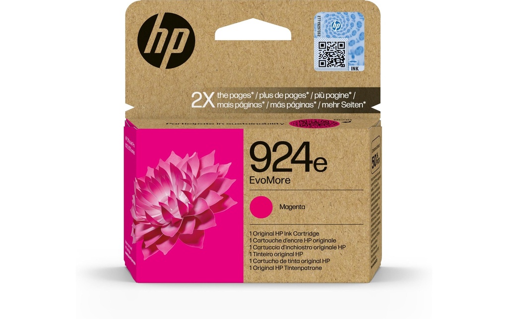 HP Encre N° 924e (4K0U8NE) Magenta