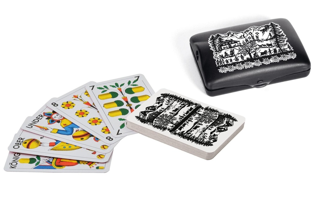 AG MÜLLER Coffret de jass silhouette